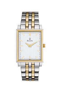 Đồng hồ Bulova Watch, Men's Two Tone Stainless Steel Bracelet 98A115