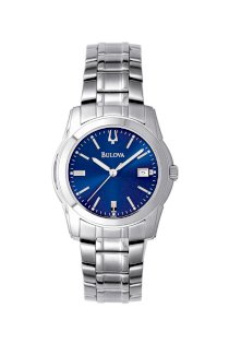Đồng hồ Bulova Watch, Men's Stainless Steel Bracelet 96G47