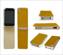 Bao da iPhone 3G hoa văn chấm vàng