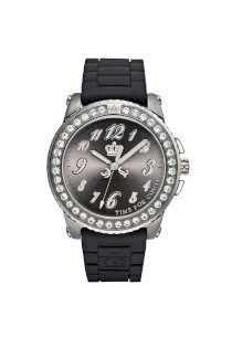 Đồng hồ Juicy Couture Watch, Women's Pedigree Black Jelly Strap 1900794