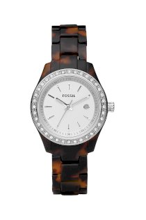 Đồng hồ Fossil Watch, Women's Tortoise Plastic Bracelet ES2680