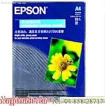 Giấy in phun Epson A4 - Inkjet 130g (đế vàng, đế trắng)