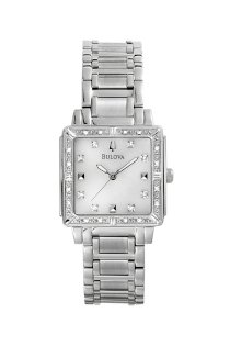 Đồng hồ Bulova Watch, Women's Stainless Steel Bracelet 96R107