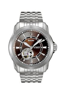 Đồng hồ Bulova Watch, Men's Automatic Stainless Steel Bracelet 96A101