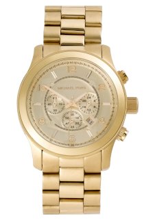 Đồng hồ Michael Kors 'Large Gold Runway' FG56