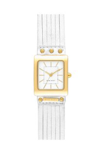 Đồng hồ Nine West Watch, Women's White Leather Strap NW-1154WTWT