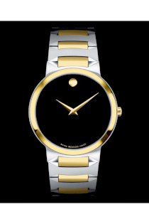 Đồng hồ Movado Watch, Men's Temo Two Tone Bracelet 0606064