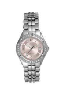Đồng hồ Guess watch, Women's Glitz Bezel Bracelet 26mm G75791M