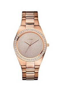 Đồng hồ Guess watch, Women's Rose Gold Tone Stainless Steel Bracelet 39mm U11663L1