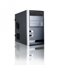 Server Cybertron Quantum QJA2121 Mini-Tower Server SVQJA2121 (Intel Core I5 I5-2400 3.10GHz, RAM DDR3 1GB, HDD SATA2 3TB, EM013 Mini-Tower Black 350W PSU Chassis)