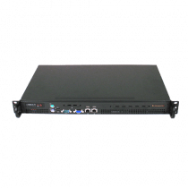 Server Cybertron Quantum QJA1421 Short-Depth 1U Server (Intel Core i3 i3-2100 3.10GHz, RAM DDR3 3GB, HDD SATA2 SSD 256GB, 503B Rev. L 1U 1 Bays 200W PSU Chassis)