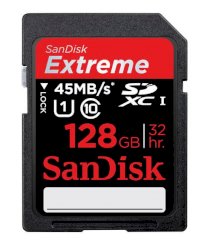 SanDisk Extreme SDXC 128GB (Class 10)