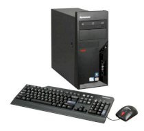 Máy tính Desktop ThinkCentre M58 (7244A36) Desktop PC (Intel Celeron E3400 2.6GHz, 2GB RAM, 250GB HDD, Intel GMA 4500, Windows 7 Home Premium 32-Bit, Không kèm màn hình)