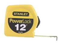Stanley 33-218 - 3m x 1/2" Heavy Duty Powerlock Tape Rule with Metal Case