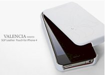 Ốp da SGP Valencia Swarovski cho iPhone 4 (màu trắng)