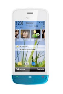 Nokia C5-03 White / Petrol Blue