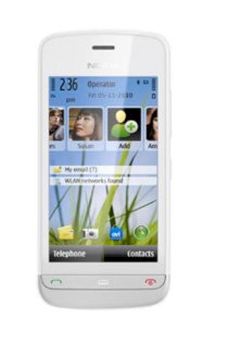 Nokia C5-03 White / Aluminum Grey