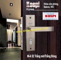 Khóa tay gạt KOSPI M-A52 SN/NP (Trắng mờ/Trắng bóng)