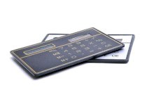 Máy tính thẻ bỏ túi -Mini Slim Credit Card Solar Powered Pocket Calculator