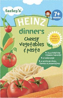 Bột ăn dặm Heinz (bột mặn -vị pasta rau trộn pho mát)