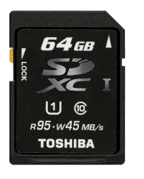 Toshiba Professiona SDXC 64GB (Class 10)