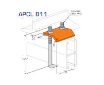 Kẹp U đôi AP APCL 811