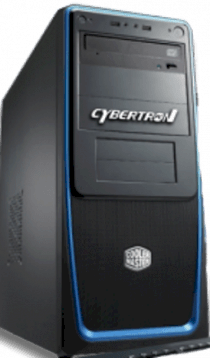 Cybertronpc Blueprint Intel Design Workstation CAD1192A (Intel Pentium DC G620 2.60GHz, Ram 2GB DDR3-1333, HDD 3TB SATA3, 350W, Windows 7 Pro)