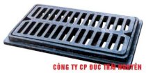 Nắp gang thoát nước - Song chắn rác (855x430mm)