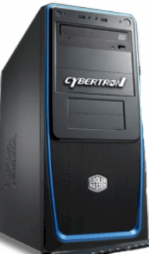 Cybertronpc Blueprint Intel Design Workstation CAD1192A (Intel Core i3 i3-2120 3.30GHz, Ram 4GB DDR3-1333, HDD 1TB SATA3, 350W, Windows 7 Pro)