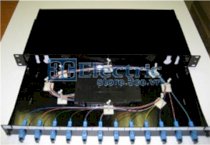 Actassi 1U LC Duplex 24 Port Multi-Mode Fibre Sliding Panel MM - ACTFM1U2LC48