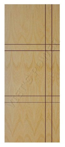 Cửa VENEER phẳng soi chỉ VE16