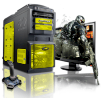 Máy tính Desktop CybertronPC Fortress Core i7 Quad-Core Gaming PC GM2141D (Intel Core i7 i7-2600K 3.40GHz, RAM 16GB, HDD 1TB, VGA 2x Radeon HD6850, Microsoft Windows 7 Home Premium 64bit, Không kèm màn hình)