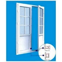 Cửa đi 2 cánh mở quay Pano-Kính Austdoor SIDE 1.6x2.4m