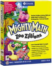 CD-ROM Mighty Math Zoo Zillions G017