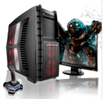 Máy tính Desktop CybertronPC Hurricane AMD Hexa-Core Gaming PC (GM2261A) (AMD FX 6100 3.30GHz, RAM 8GB, HDD 1TB, VGA 3x Radeon HD6670, Microsoft Windows 7 Home Premium 64bit, Không kèm màn hình)
