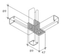 Đệm góc - Phụ kiện thanh chống đa năng Cát Vạn Lợi CVL1034