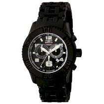 Invicta Men's 6713 Sea Spider Collection Chronograph Black Ion-Plated Watch
