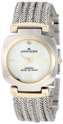 Đồng hồ AK Anne Klein Women's 10/9765MPTT Diamond Dial Two-Tone Chain Bracelet Watch