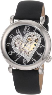 Stuhrling Original Women's 109SW.121B1 Aphrodite Delight Black Automatic Watch Set