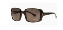 Tom Ford Julia TF81 B5 Black Frame Smoke Lens Sunglasses