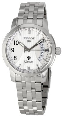 Tissot Men's T0144211103701 PRC 200 AutoQuartz CBA 2008 Silver Dial Watch