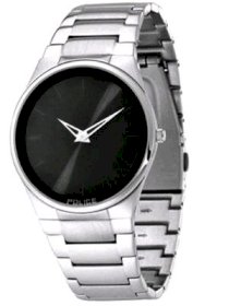 Police Men's PL-12744JS/02M Horizon Classic Stainless Steel Black Dial Watch