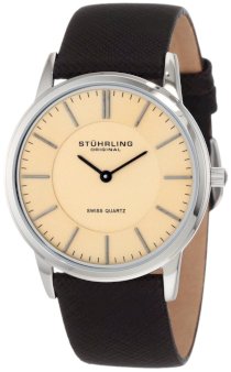 Stuhrling Original Men's 238.321K43 Newberry Classic Swiss Quartz Beige Dial Watch