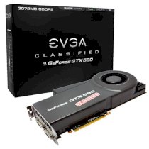 EVGA GeForce GTX 580 Classified 3072MB 03G-P3-1588-AR (NVIDIA GTX 580, GDDR5 3072MB, 384-bit, PCI-E 2.0)