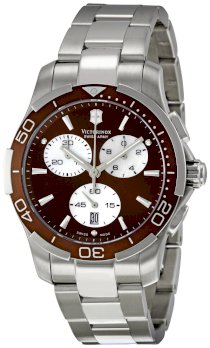 Victorinox Swiss Army Women's 241502 Brown Dial Chronograph Watch