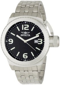Invicta Men's 0987 Corduba Black Dial Stainless Steel Watch