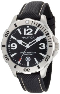 Nautica Men's N11541G BFD 101 Diver Black Dial Watch