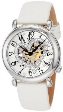 Stuhrling Original Women's 109SW.1215P2 Aphrodite Delight White Leather Watch