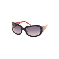 Ralph Lauren RA 5040 RA5040 607/11 Black Red Plastic Gray Gradient Lens Oversized Sunglasses Shades 