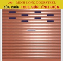 Cửa cuốn tole sơn tĩnh điện Minh Long CC-ML04